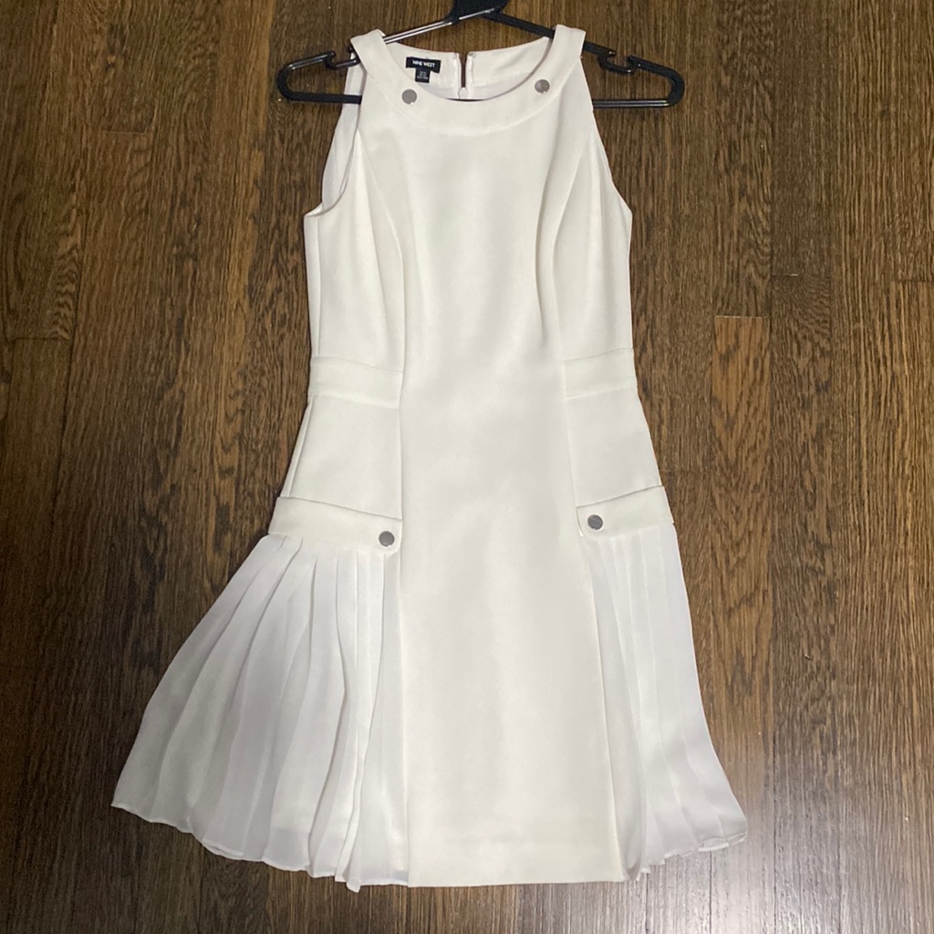 Nine West White Mini Dress Never Worn